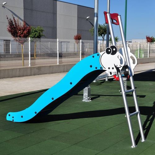 Toboggan droit - SERPENTINE  - Industrias Agapito - pour aire de jeux / en acier inoxydable