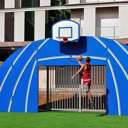 Terrain multisports pour aire de jeux - R6400 - Industrias Agapito - pour collectivité