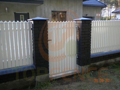 Clôture à barreaux - TRADITIONAL SIMPLE - Top Fence - de jardin / en PVC
