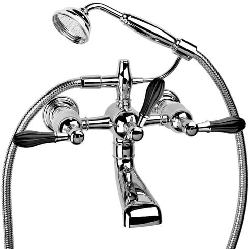 Mélangeur pour douche - V2K32GB-CP - Samuel Heath & Sons - pour baignoire / mural / en métal chromé