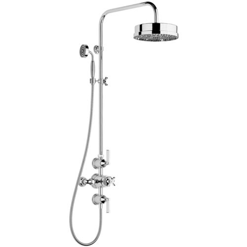 Set de douche mural - V6K6XM9-CP - Samuel Heath & Sons - contemporain / avec douche à main / thermostatique
