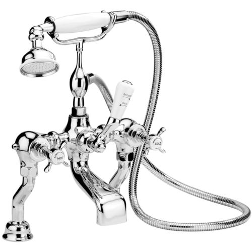 Mélangeur pour baignoire - VAC36-D-CP - Samuel Heath & Sons - à poser / en métal chromé / en nickel