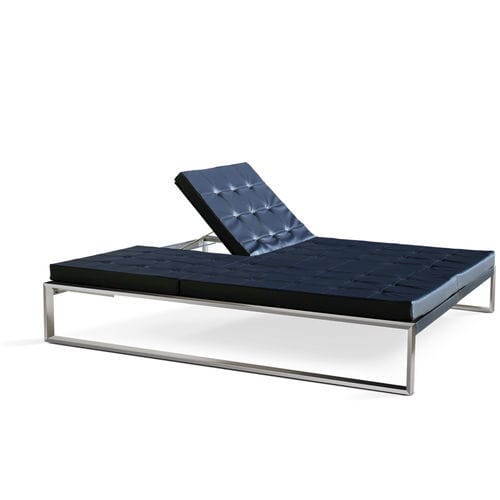 Bain de soleil contemporain - SIESTA TWIN  - FueraDentro - en Batyline® / en maille / en simili cuir