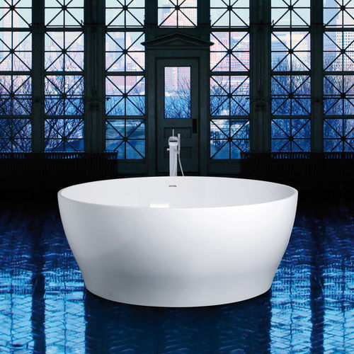 Baignoire ronde - CUP OF TEA - AQUAdesign - à poser / en composite / blanche