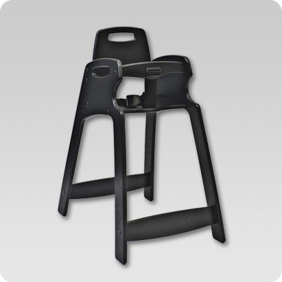 Chaise haute empilable - KB833 - Koala Kare Products - pour restaurant / en plastique