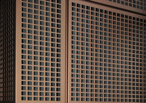 Bardage en panneaux - Dri Design - en aluminium / en acier inoxydable / en cuivre