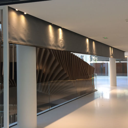 Tissu pour rideaux - SMOKETEX-M - AIRSUN - pour protection solaire / uni / en polyuréthane