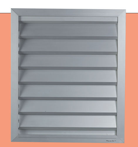 Ventelle de désenfumage en aluminium - PANDORA® PREMIO - AIRSUN - dispositif d'évacuation des fumées et de la chaleur / pour façade