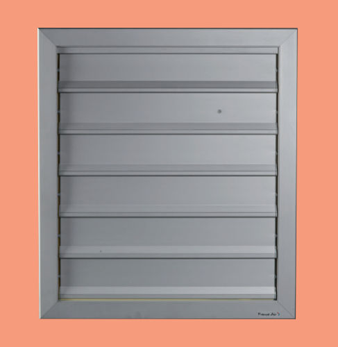 Ventelle de désenfumage en aluminium - PANDORA® ISO - AIRSUN - dispositif d'évacuation des fumées et de la chaleur / pour façade