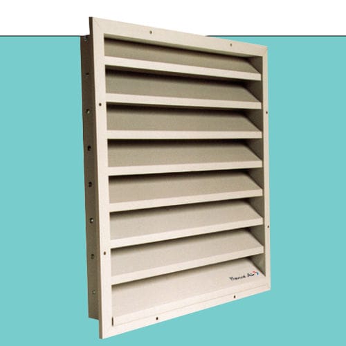 Grille de ventilation en aluminium - GLA - AIRSUN - en aluminium anodisé / rectangulaire / d'extérieur