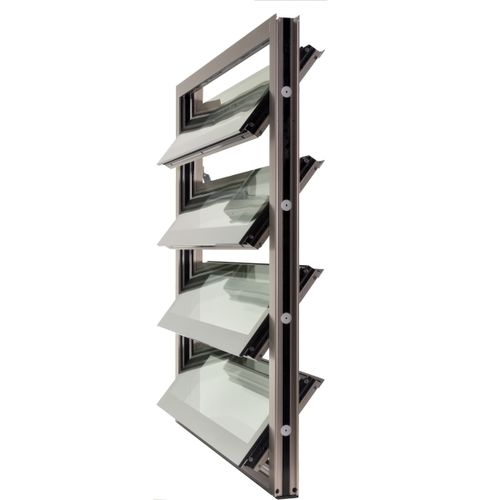 Trappe de désenfumage en verre - GLASSLAM RPT - AIRSUN - aluminium / en aluminium extrudé / dispositif d'évacuation des fumées et de la chaleur