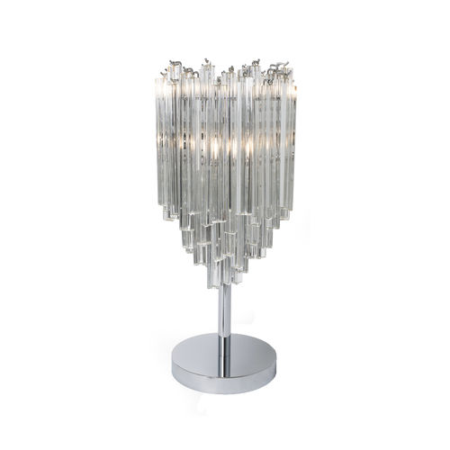 Lampe de table - TRIEDRE - Veronese - en acier / en verre de Murano / contemporaine
