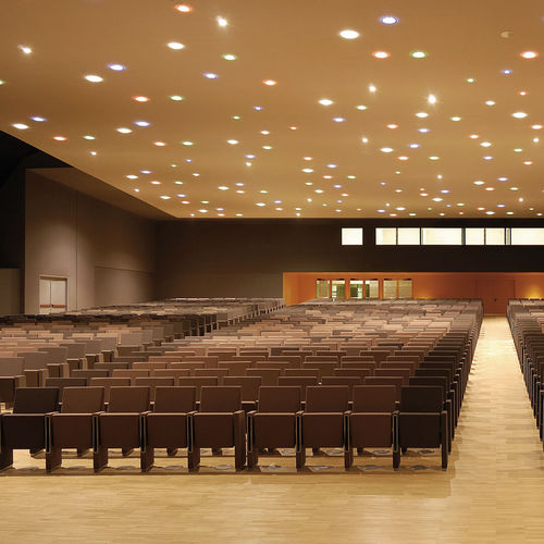 Fauteuil d'auditorium contemporain - M100  - Lamm srl - en mousse de polyuréthane / pliant / professionnel