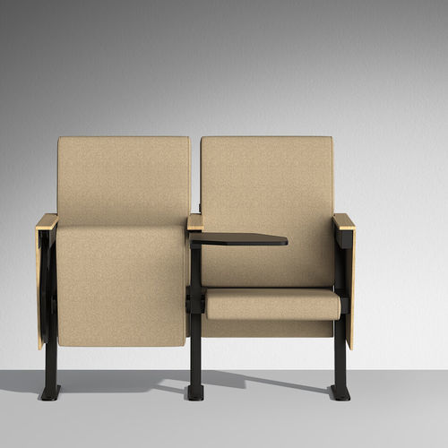 Fauteuil d'auditorium contemporain - DIVINA - Lamm srl - en tissu / en cuir / en mousse de polyuréthane