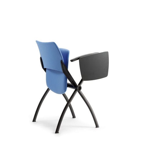 Chaise d'auditorium en tissu - TEKNICA - OLIVO & GROPPO - en plastique / avec piètement en acier / pliante
