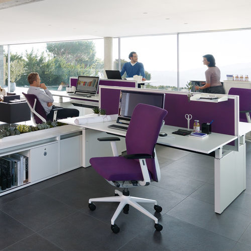 Fauteuil de bureau contemporain - CROSSLINE - Sedus - en tissu / en métal / à hauteur réglable