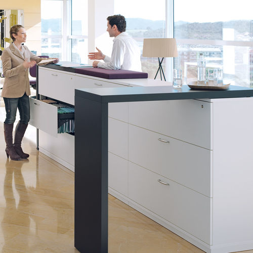 Armoire de classement basse - GRAND SLAM - Sedus - haute / en bois / stratifiée