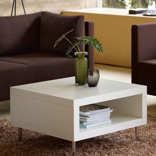 Table basse contemporaine - SOPHA  - Sedus - en placage de bois / en mélaminé / avec piètement en métal