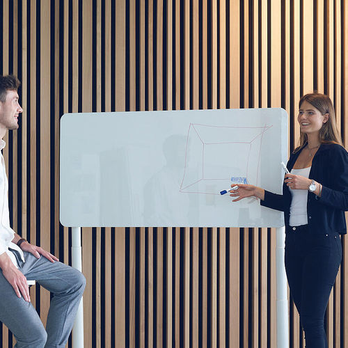 Bureau pour open space - SE:LAB TABLEBOARD - Sedus - sur pied / pour 2 personnes / contemporain
