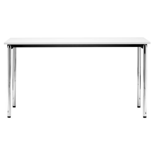 Table contemporaine - S 1196/1 - THONET - en stratifié / en mélaminé / avec piètement en métal chromé