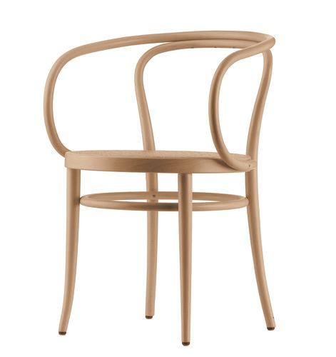 Chaise classique - 209 - THONET - d'intérieur / en tissu / en cuir