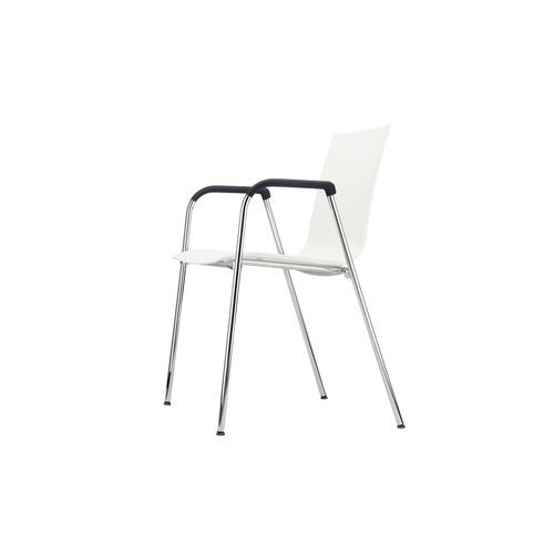 Chaise contemporaine - S 260 - THONET - d'intérieur / en polypropylène / avec piètement en acier chromé
