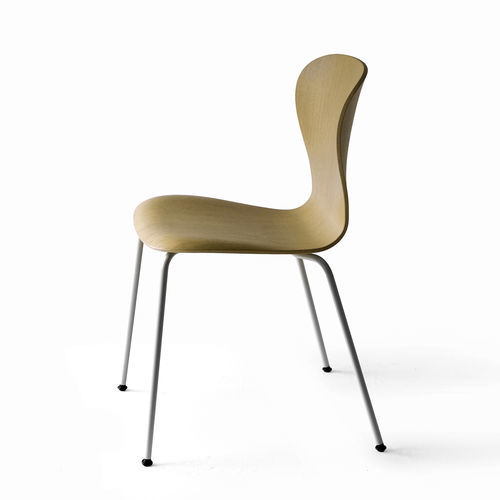 Chaise contemporaine - S 220 - THONET - d'intérieur / en contreplaqué / en bois courbé
