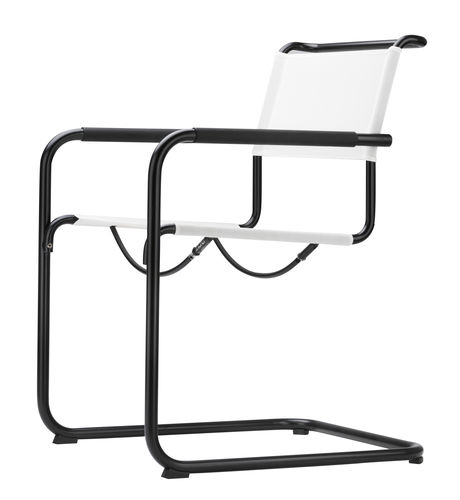 Chaise contemporaine - ALL SEASONS : S 34 N - THONET - d'extérieur / en tissu / avec piètement en acier à revêtement par poudre