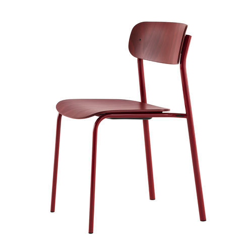 Chaise classique - S 243 - THONET - d'intérieur / en contreplaqué moulé / avec piètement en acier