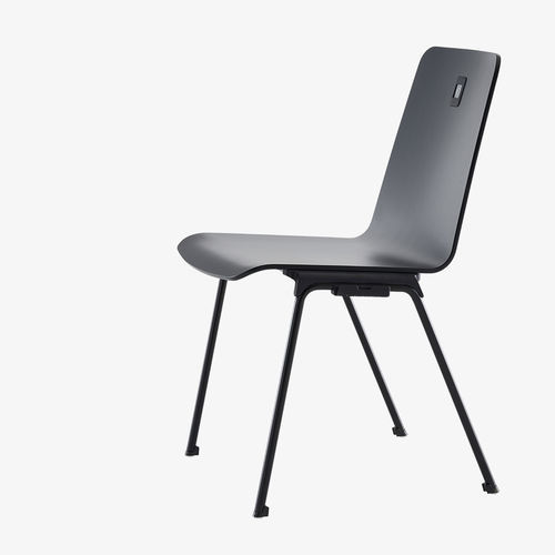 Chaise de salle à manger moderne - S 762 - THONET - d'intérieur / en plastique / en contreplaqué moulé