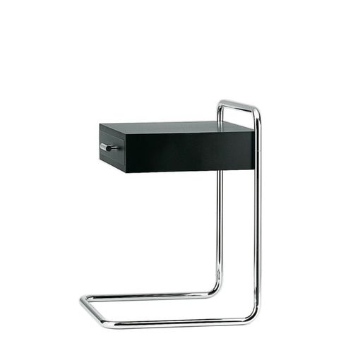 Table de chevet contemporaine - B 117 - THONET - en bois laqué / avec piètement en acier / rectangulaire