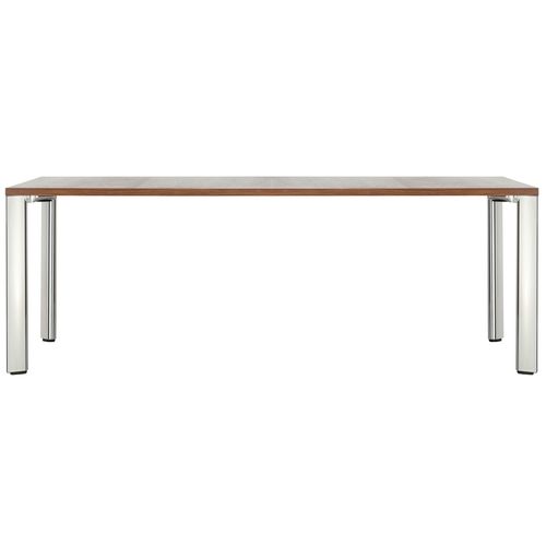 Table de conférence contemporaine - A 1700 EVO - THONET - en bois / avec piètement en aluminium / rectangulaire
