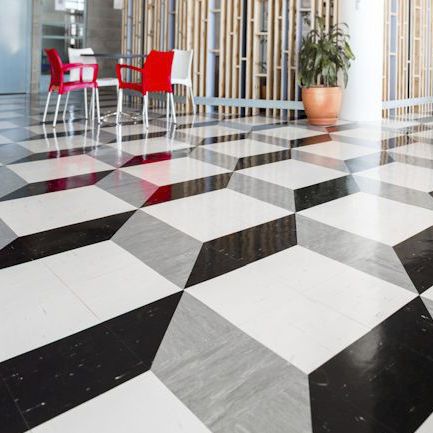 Revêtement de sol en PVC - STANDARD XL - Polyflor - d'intérieur / pour le tertiaire / en dalles