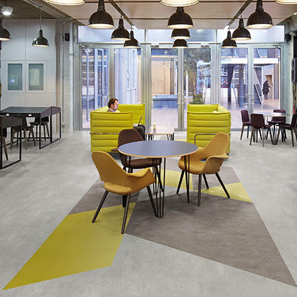 Revêtement de sol en vinyle - SILENTFLOR PUR - Polyflor - d'intérieur / résidentiel / pour le tertiaire
