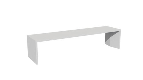 Banc public design minimaliste - R-LIGHT : 23003 - A Amop Synergies - en béton à haute performance