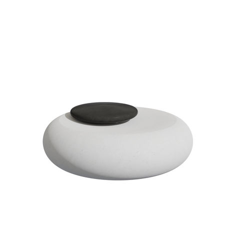 Banc public design organique - LANDSCAPE : STONE WITH TOPPER - A Amop Synergies - en béton / pour aire de jeux
