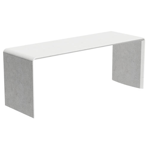 Table de pique-nique contemporaine - AR PURO + : 04409 - A Amop Synergies - en béton à haute performance / avec piètement en béton / rectangulaire