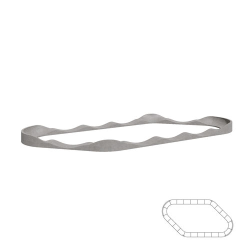 Pumptrack pour skatepark - 01141 - Diamond Circuit - A Amop Synergies - modulable / pour bikeparks / type wave
