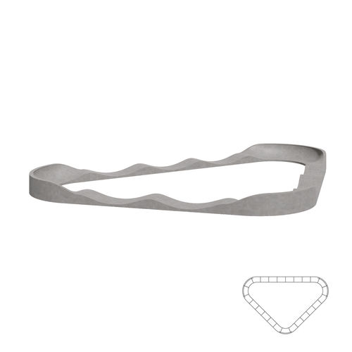 Pumptrack pour skatepark - 01142 - Triangle Circuit - A Amop Synergies - modulable / pour bikeparks / type wave