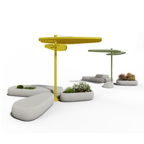 Structure d'ombrage pour espace public - AMENO: 01807 - A Amop Synergies
