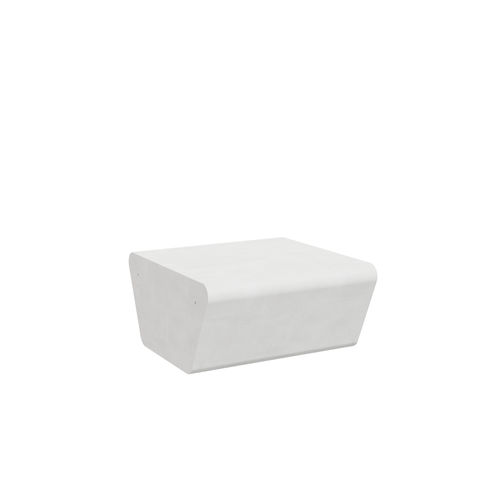 Banc public design organique - BT 80 - A Amop Synergies - en béton / sans dossier / sans accoudoirs