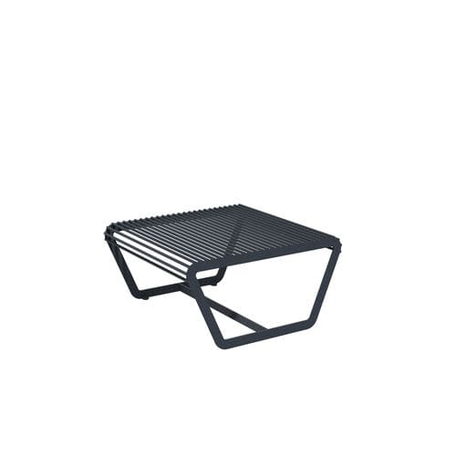 Banc public contemporain - 01701 - A Amop Synergies - en acier peint / sans dossier / sans accoudoirs