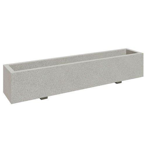 Jardinière en béton - MUL R1 - 01404 - A Amop Synergies - rectangulaire / modulable / avec support