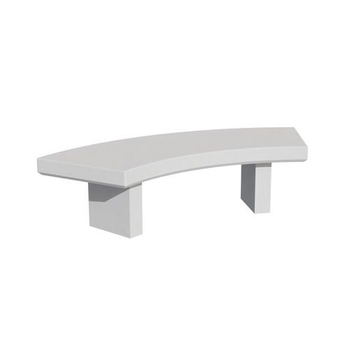 Banc design minimaliste - TOKYO - 01159 - A Amop Synergies - en béton / sans dossier / sans accoudoirs