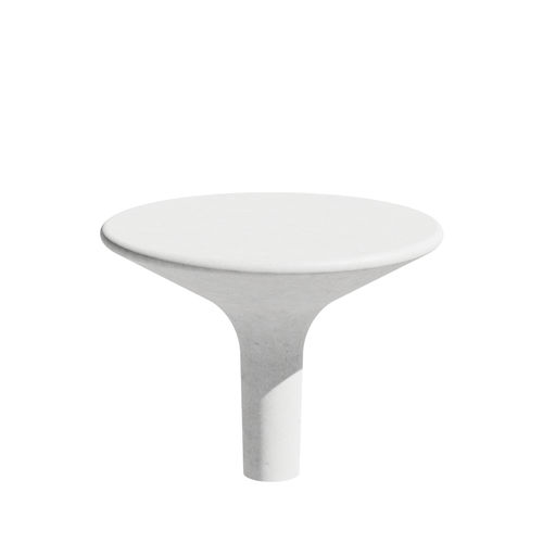 Table design organique - AMOPLAY &copy; - 03018 - A Amop Synergies - en béton / avec piètement en béton / ronde