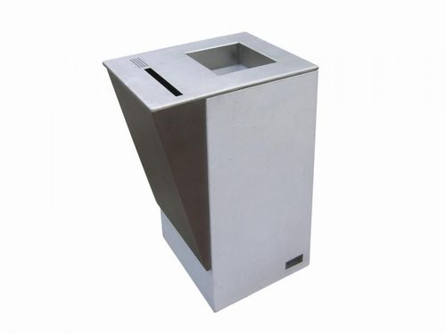 Poubelle publique - COMBI CITIZEN - A Amop Synergies - en inox / en acier COR-TEN® / en béton