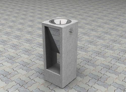 Fontaine à eau d'extérieur - SOLTAS: YPSILON - A Amop Synergies - en béton