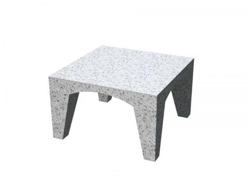 Table basse contemporaine - LORD: Coffe Table - A Amop Synergies - en béton / carrée / pour espace public
