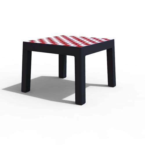 Table de pique-nique classique - LUGARCOMUM: CONCRETE TABLE - A Amop Synergies - en béton / carrée / pour espace public