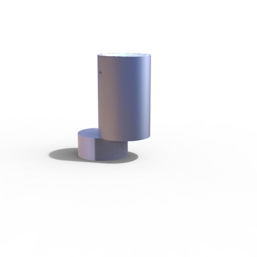 Fontaine publique - lugarcomum: STEEL FOUNTAINE - A Amop Synergies - en béton / en inox